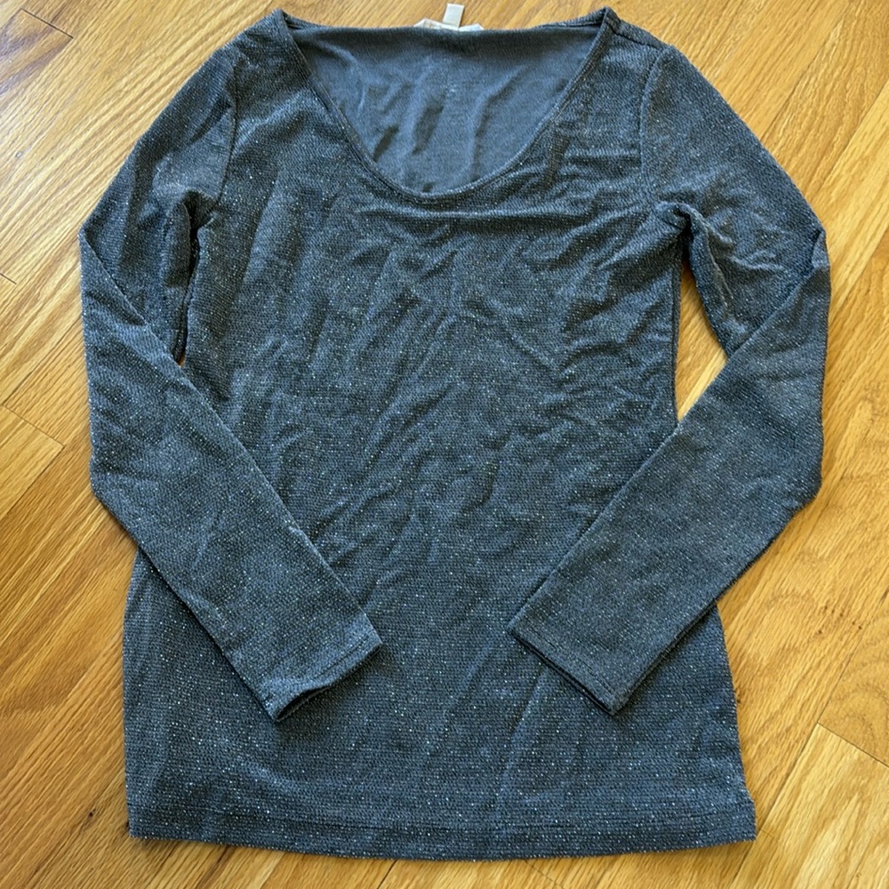 Sparkly Gray Top, Banana Republic
